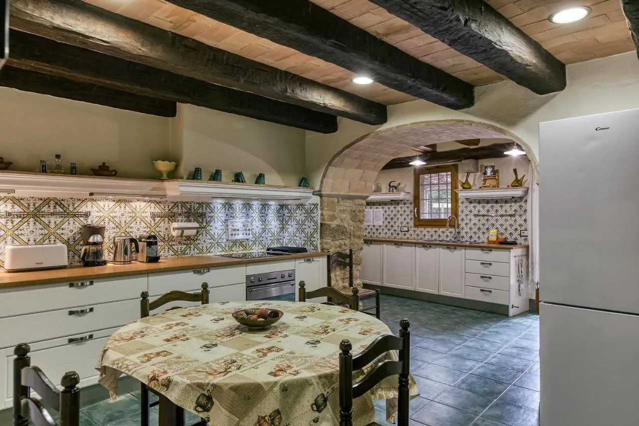 Lantställe Masia Grande Rural Can Gat Vell Llampaies Spanien